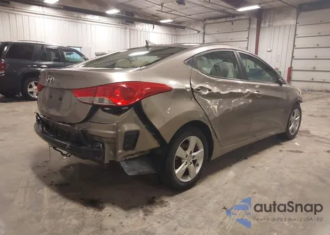 2013 Hyundai Elantra Gls z USA, uszkodzony, nr VIN 5NPDH4AE5DH388492